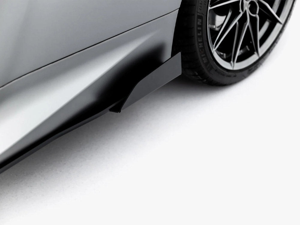 Maxton Design - Aftermarket  Street PRO Side Skirt Diffusers + Flaps Toyota GR Yaris Mk4 Facelift