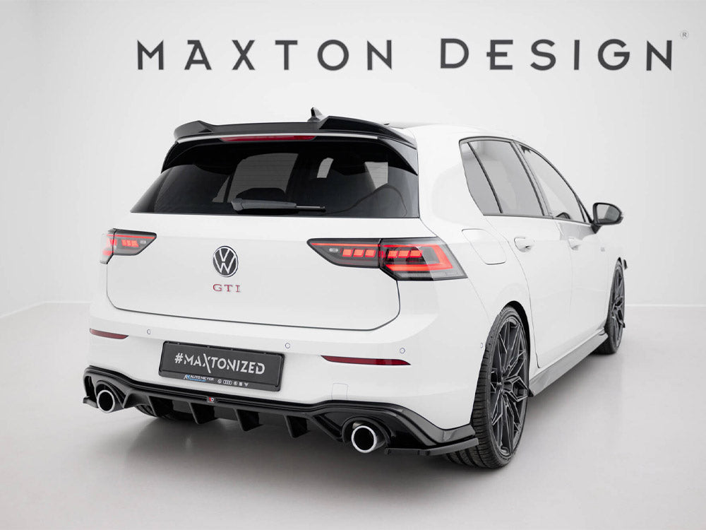 Maxton Design - Aftermarket Spoiler CAP 3D compatible with Volkswagen Golf GTI / GTE / GTD / R-Line / R Mk8