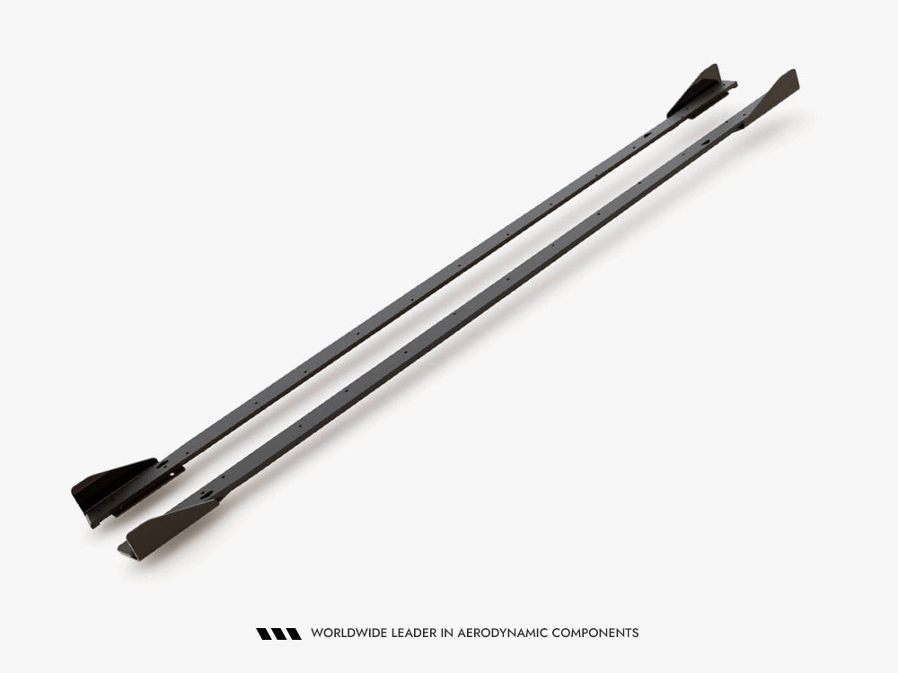 Maxton Design - Aftermarket  STREET PRO SIDE SKIRTS DIFFUSERS + FLAPS VOLKSWAGEN GOLF GTI / GTE / GTI CLUBSPORT / R-LINE MK8