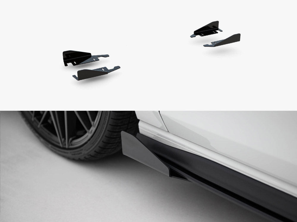 Maxton Design - Aftermarket  SIDE FLAPS VOLKSWAGEN GOLF GTI / GTE / GTI CLUBSPORT / R-LINE MK8