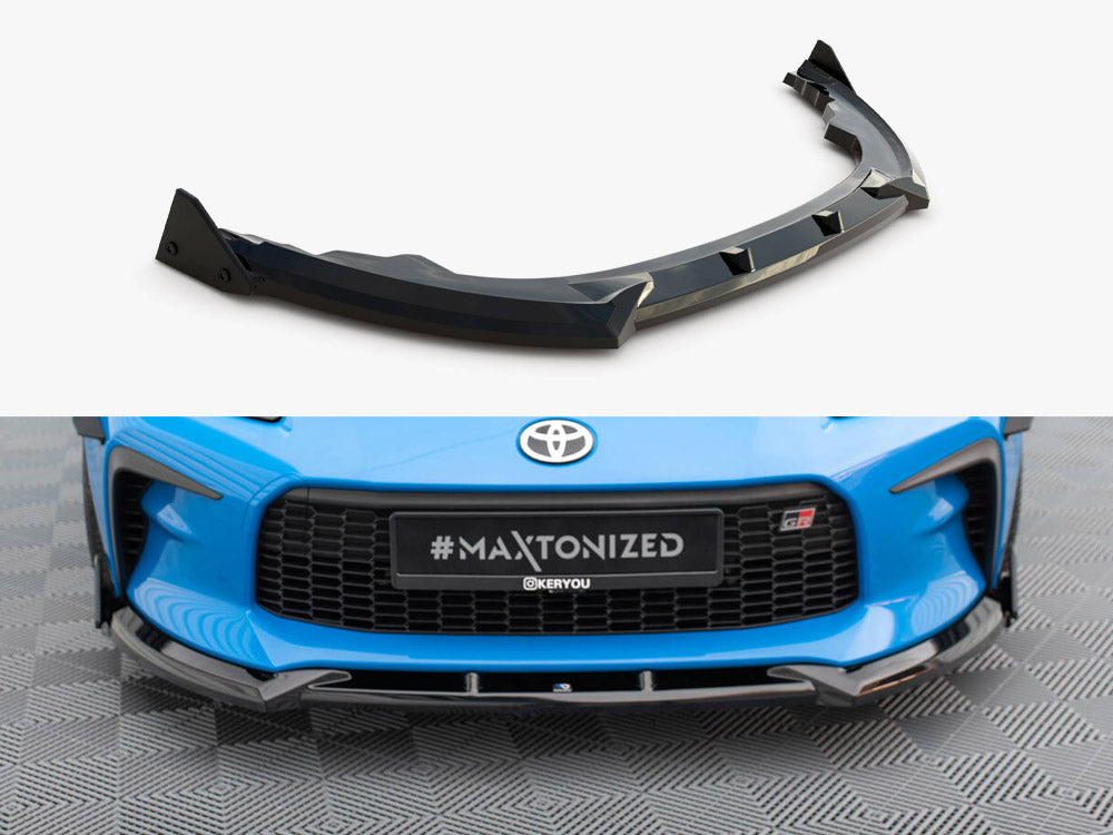 Maxton Design - Aftermarket  Front Splitter V.1 + Flaps Toyota GR86 Mk1