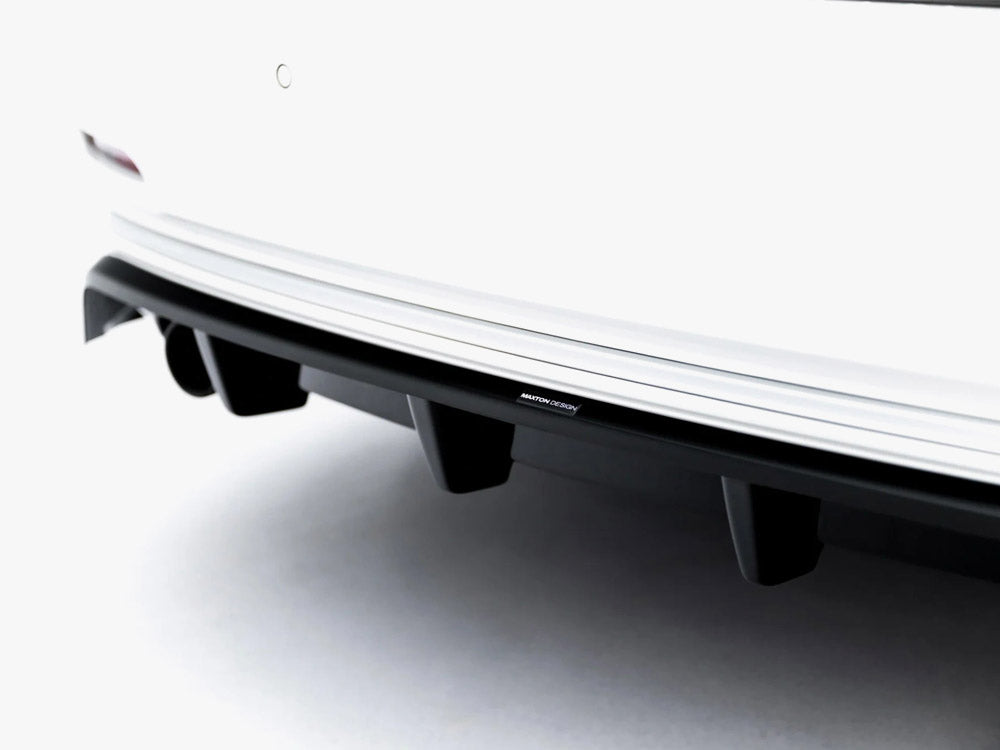 Maxton Design - Aftermarket  Rear Splitter (Vertical Bars) BMW 3 Sportline Sedan / Touring F30 / F31