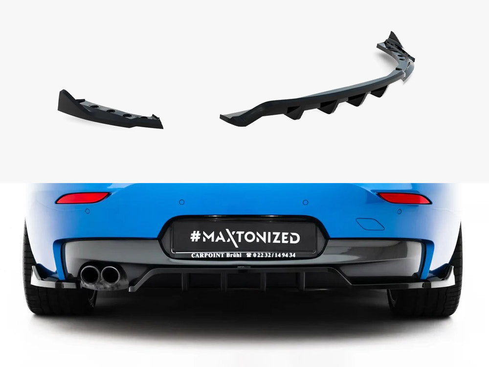 Maxton Design - Aftermarket  Rear Splitter (Vertical Bars) V.2 BMW Z4 M-Pack E89 Facelift