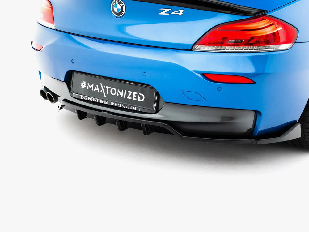 Maxton Design - Aftermarket  Rear Splitter (Vertical Bars) V.2 BMW Z4 M-Pack E89 Facelift