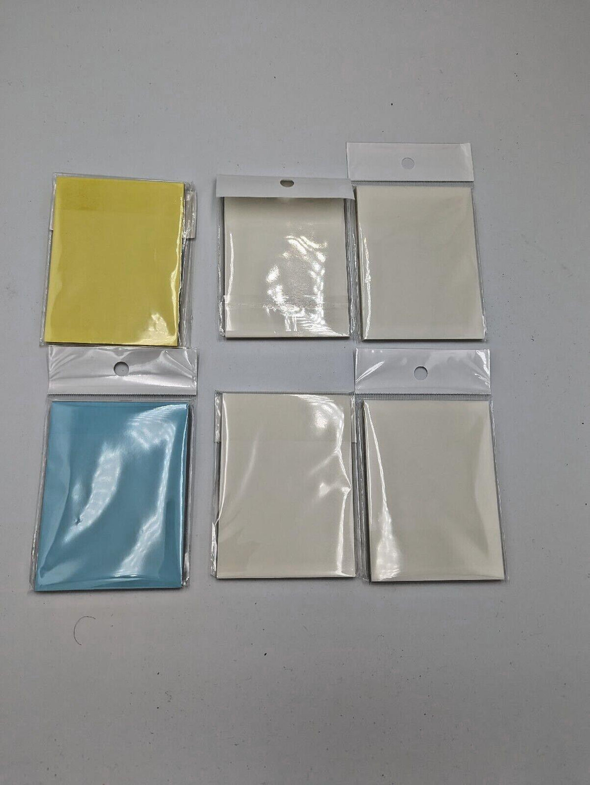 Transparent Sticky Notes 600 Sheets 95x70mm Clear See Through Notes Blue Yellow