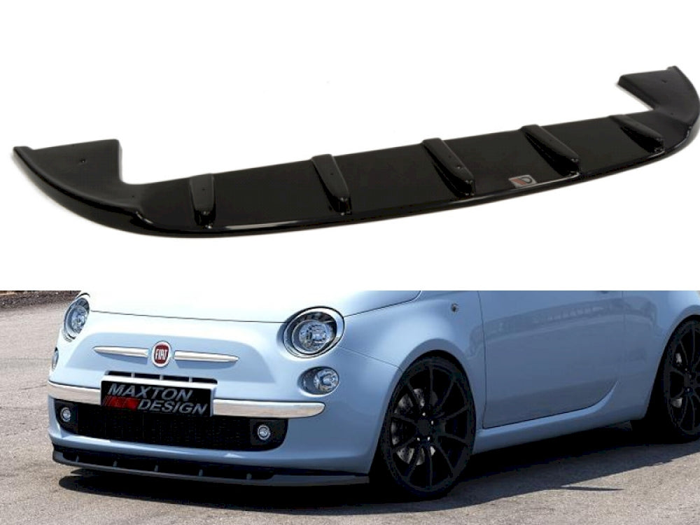 Maxton Design - Aftermarket  FRONT SPLITTER V.1 FIAT 500 PRE-FACELIFT (2007-2014)