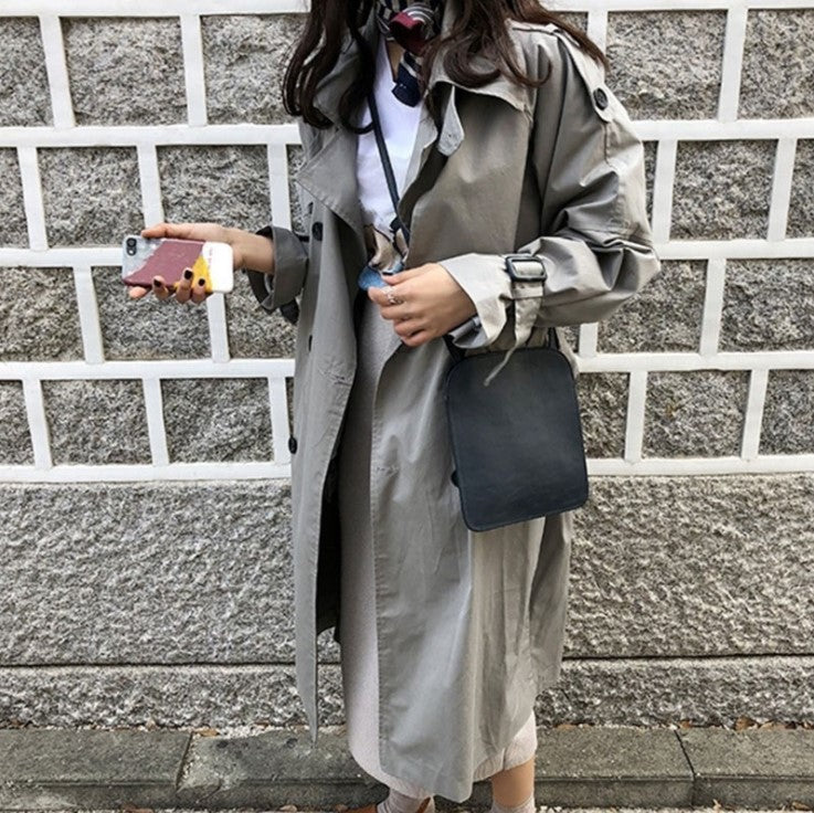 Women's mid-length Korean coat