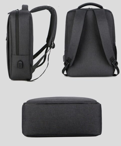 Waterproof Shockproof Laptop Backpack - Rechargeable Travel and Work Bag