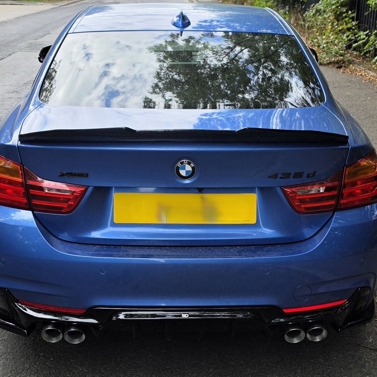 PSM Style Gloss Black Boot Spoiler for BMW 4 Series F32 Coupe 14-20