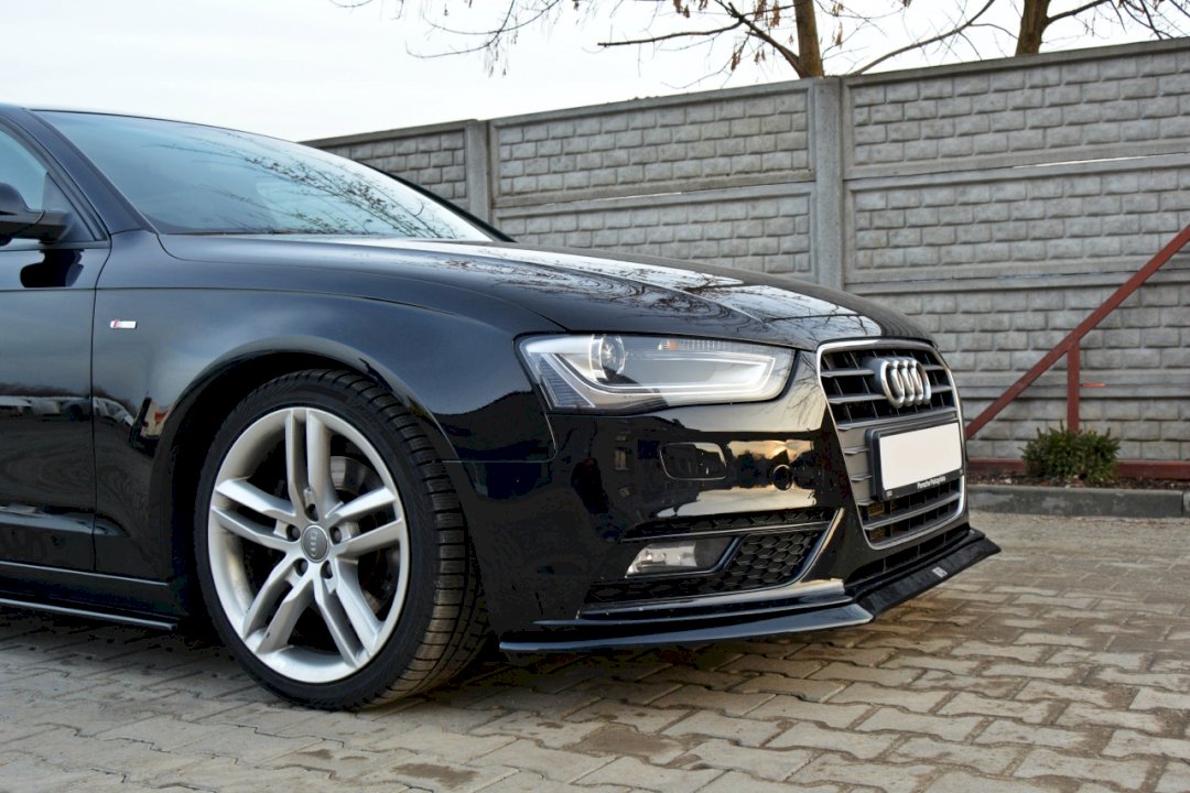 Maxton Design - Aftermarket  FRONT SPLITTER V.2 AUDI A4 B8 (FACELIFT)