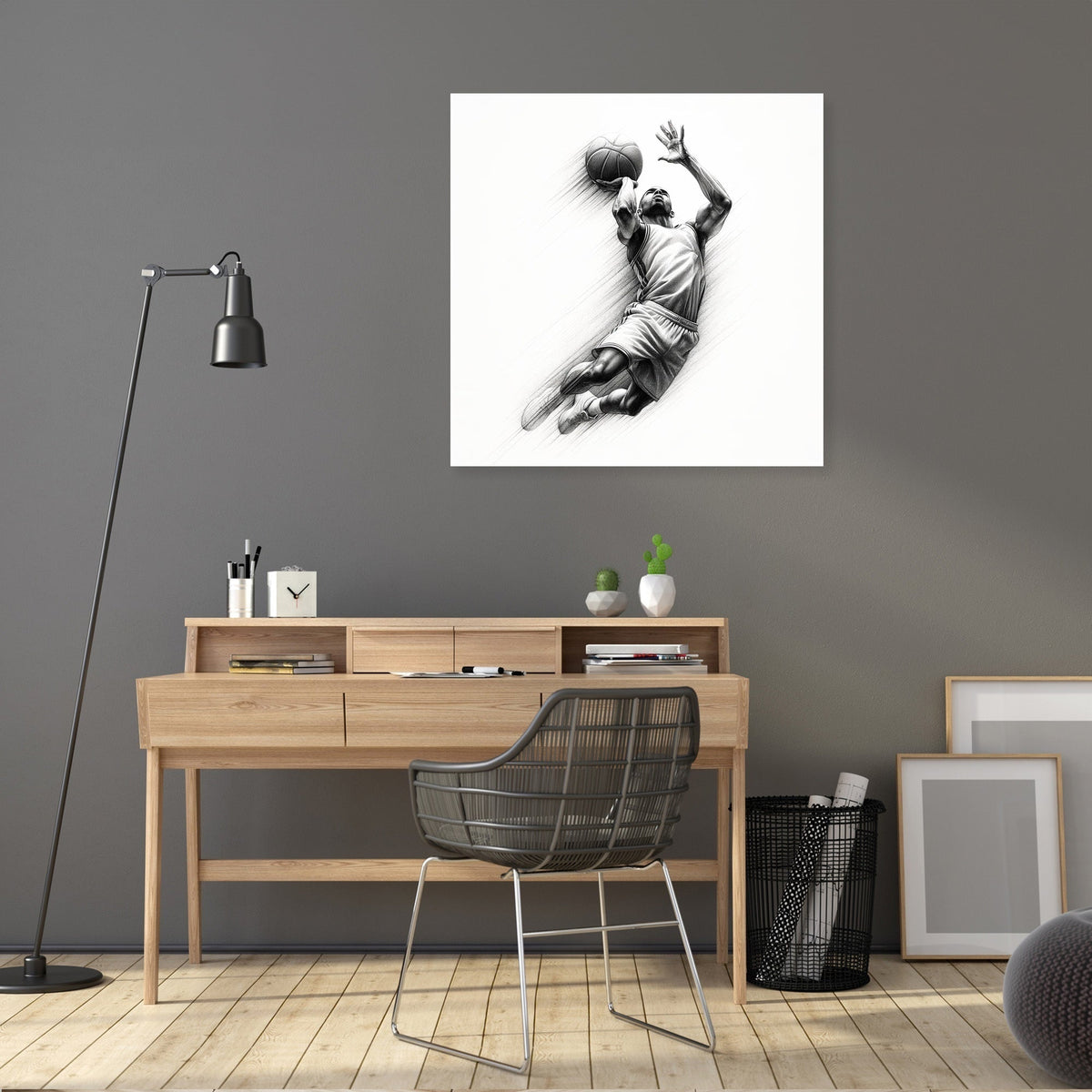 Jump Shot Elegance Canvas