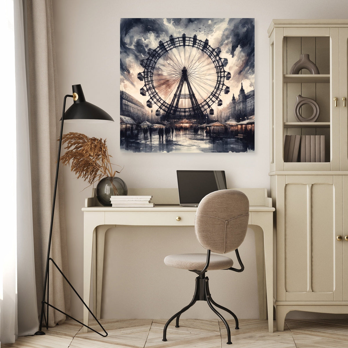 Vienna Ferris Wheel Emotions Canvas