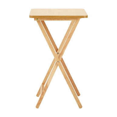 Heva Natural Tropical Hevea Wood Folding Snack Table