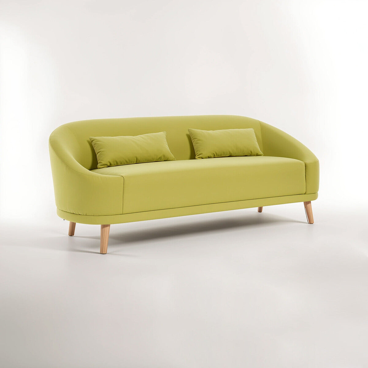 Holland Green Linen 2 Seater Sofa