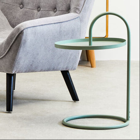 Trosa Green Finish Hanging Top Side Table