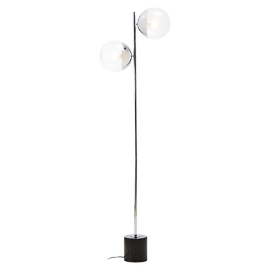 Silver Finish Metal Floor Lamp | Revive