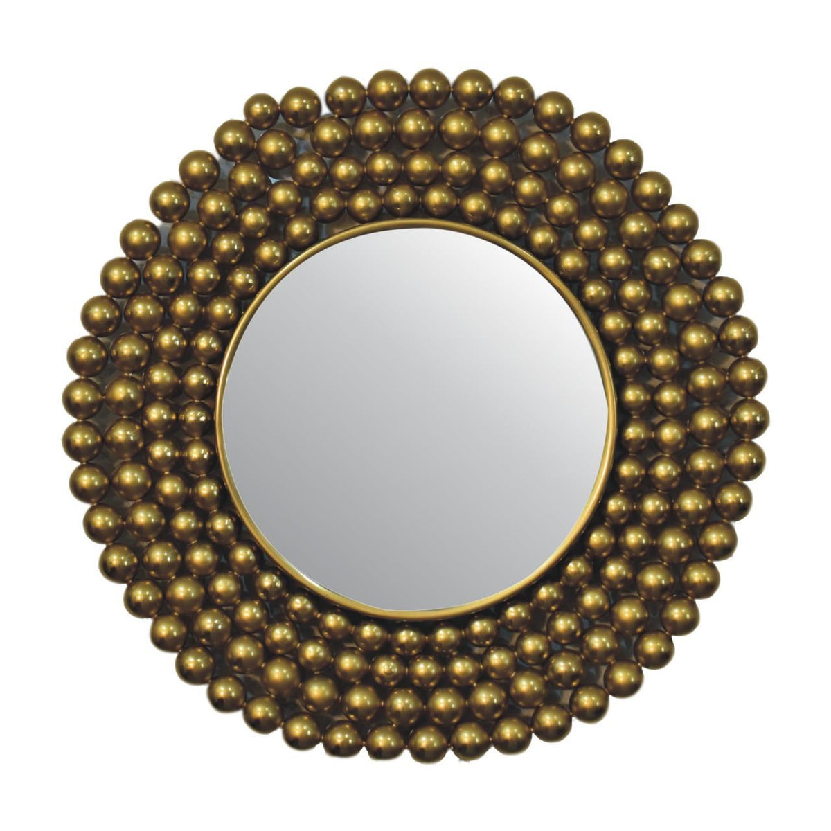 Artisan Gold Bubble Mirror Frame