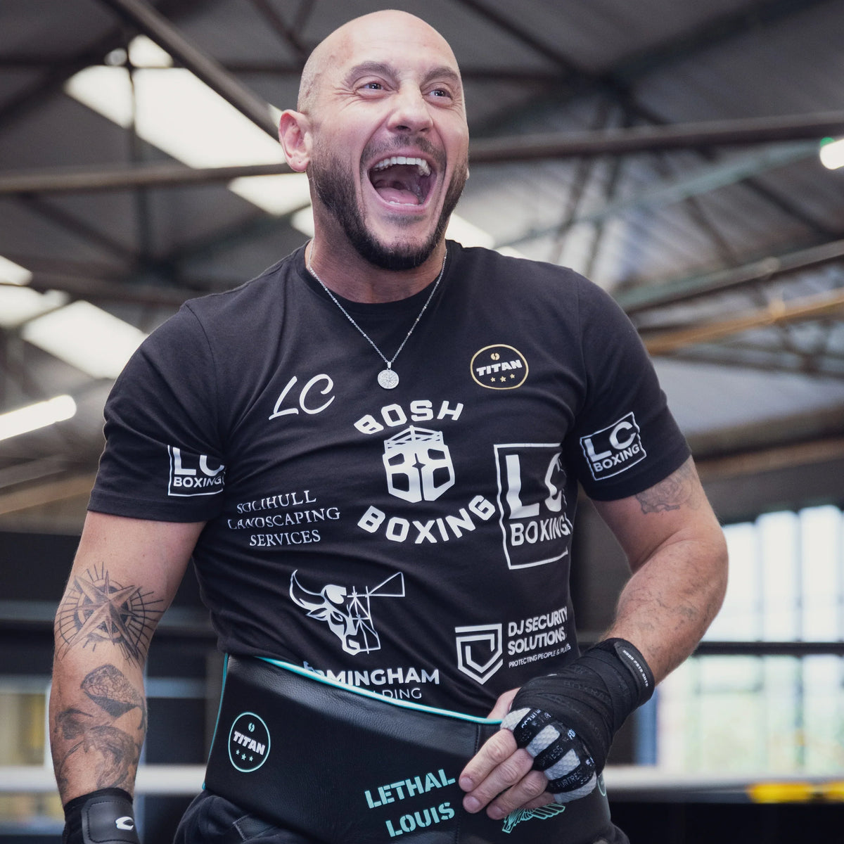 Titan Training T-Shirt – Midnight Black
