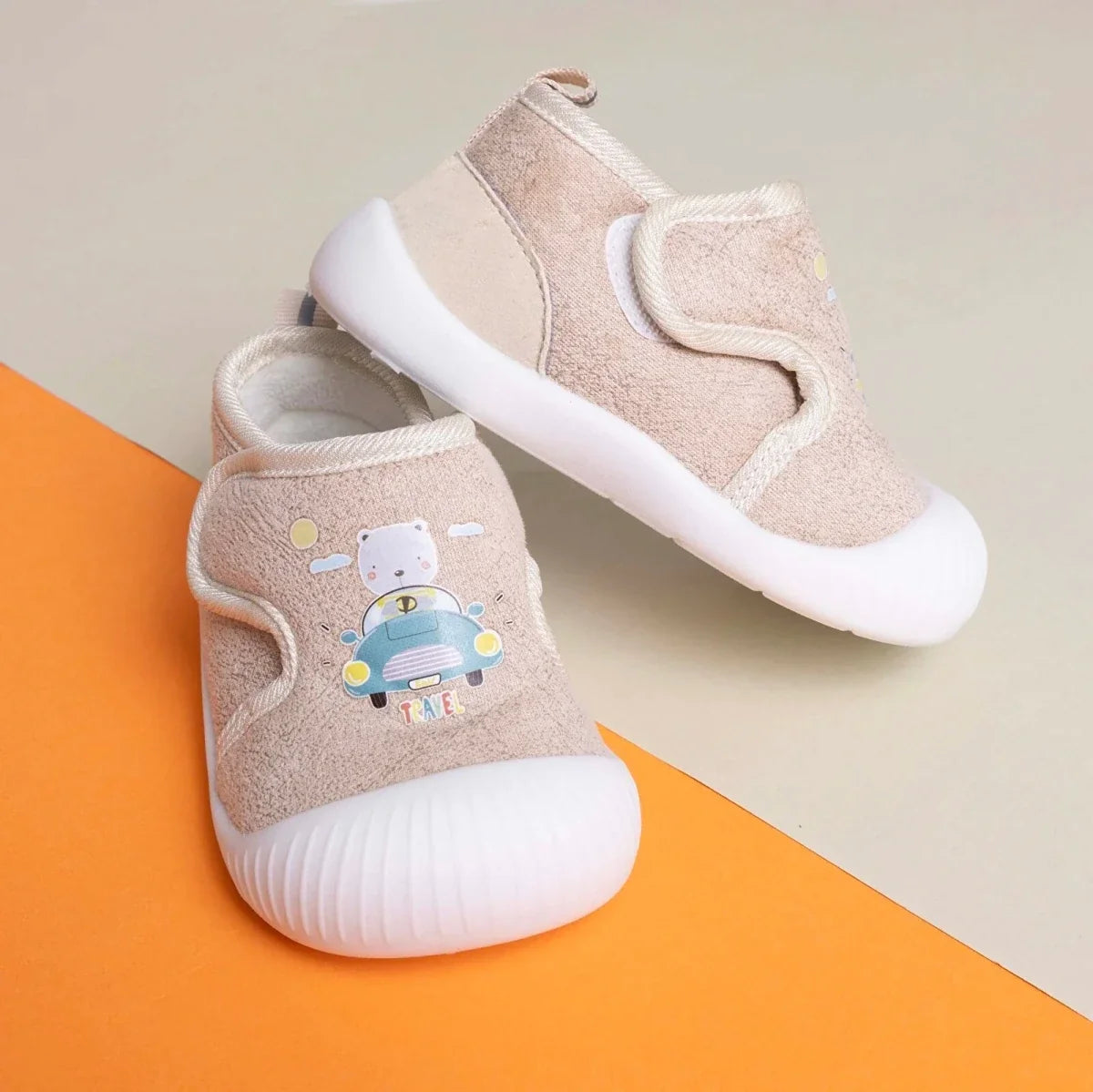 HelloBaby Printed Textile First Walker Baby Shoes