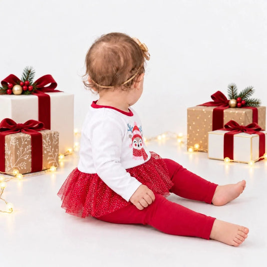 HelloBaby Festive Print Long Sleeve Baby Pyjama Set (6-9 Months to 3-4 Years)