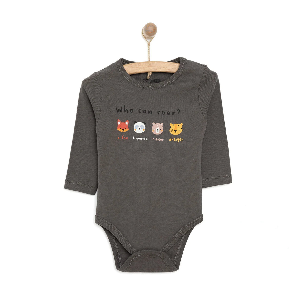 HelloBaby 2 Pack Animal Print Long Sleeve Baby Bodysuits (3 Months to 3 Years)