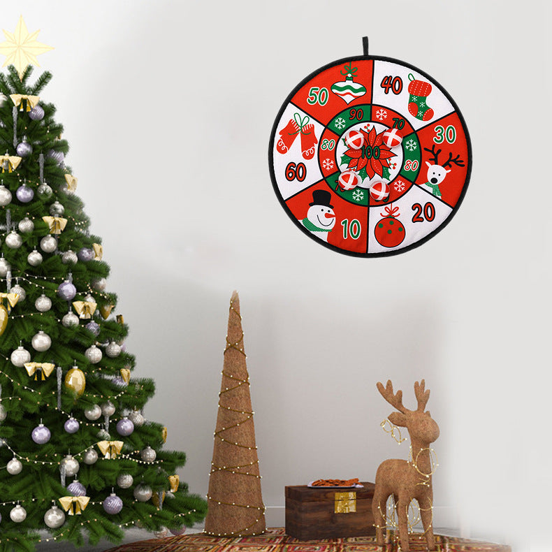 Christmas ornament toy ball dart board