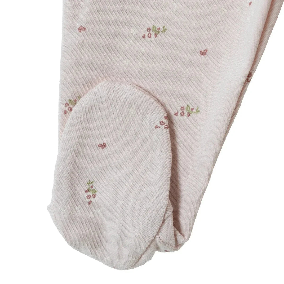 Bebetto Floral Print Baby Sweatshirt & Footed Leggings (Newborn to 6-9 Months) - Pink