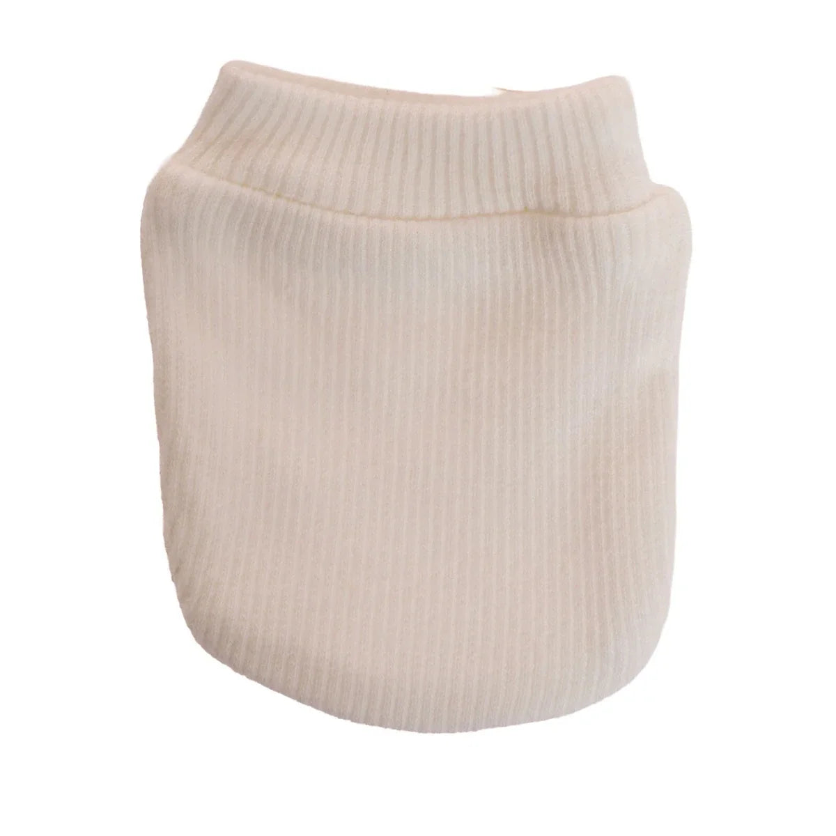 HelloBaby Ribbed Baby Scratch Mitts (Newborn) - Light Brown