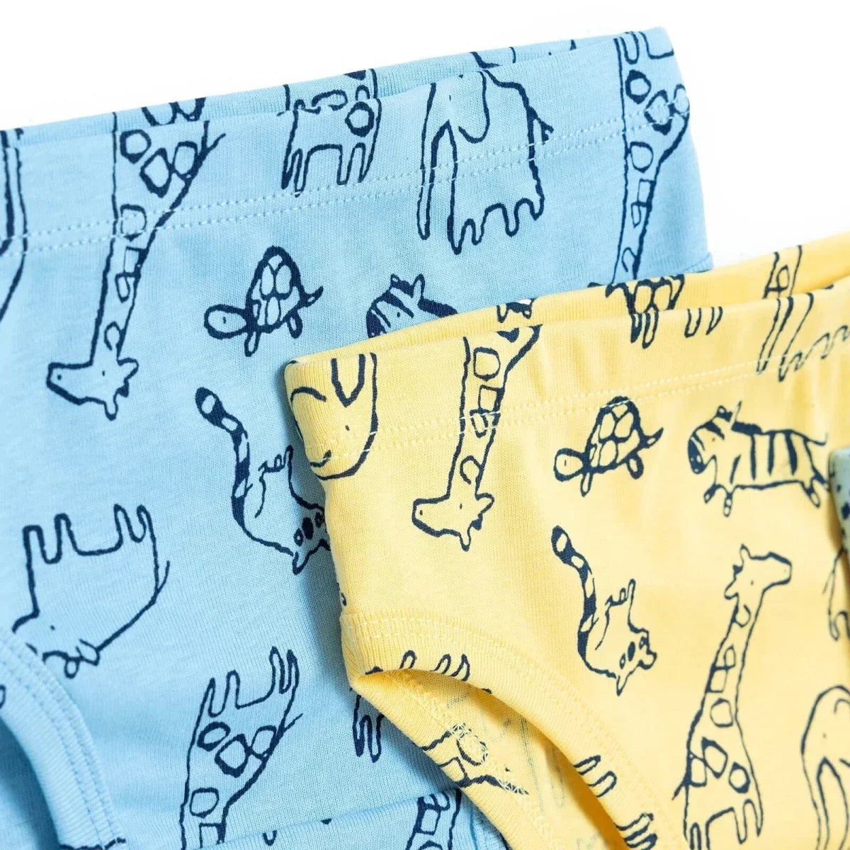 HelloBaby 3 Pack Dinosaur Print Baby Briefs (12 Months to 4-5 Years) - Yellow