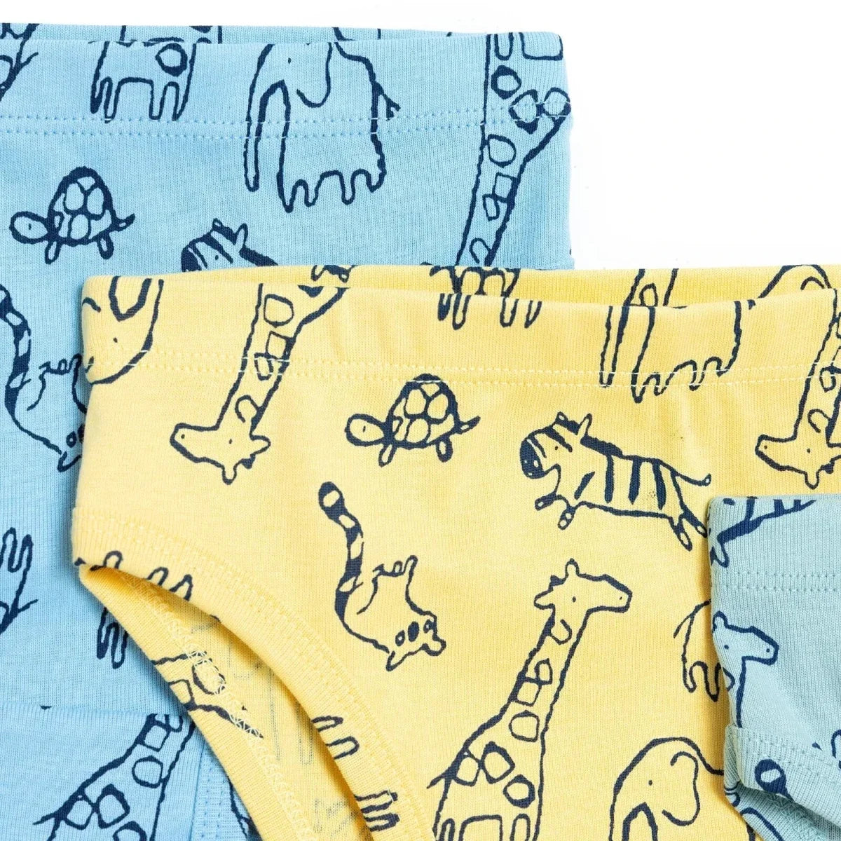 HelloBaby 3 Pack Dinosaur Print Baby Briefs (12 Months to 4-5 Years) - Yellow