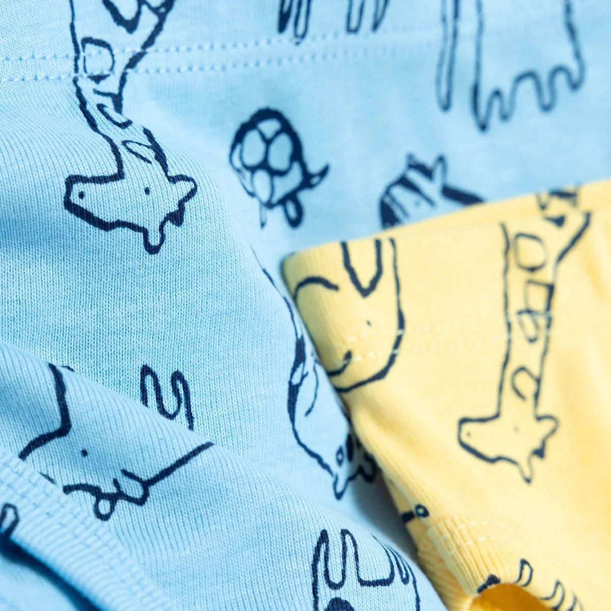 HelloBaby 3 Pack Dinosaur Print Baby Briefs (12 Months to 4-5 Years) - Yellow