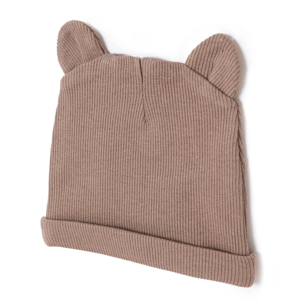 HelloBaby Ribbed Baby Hat (Newborn) - Brown