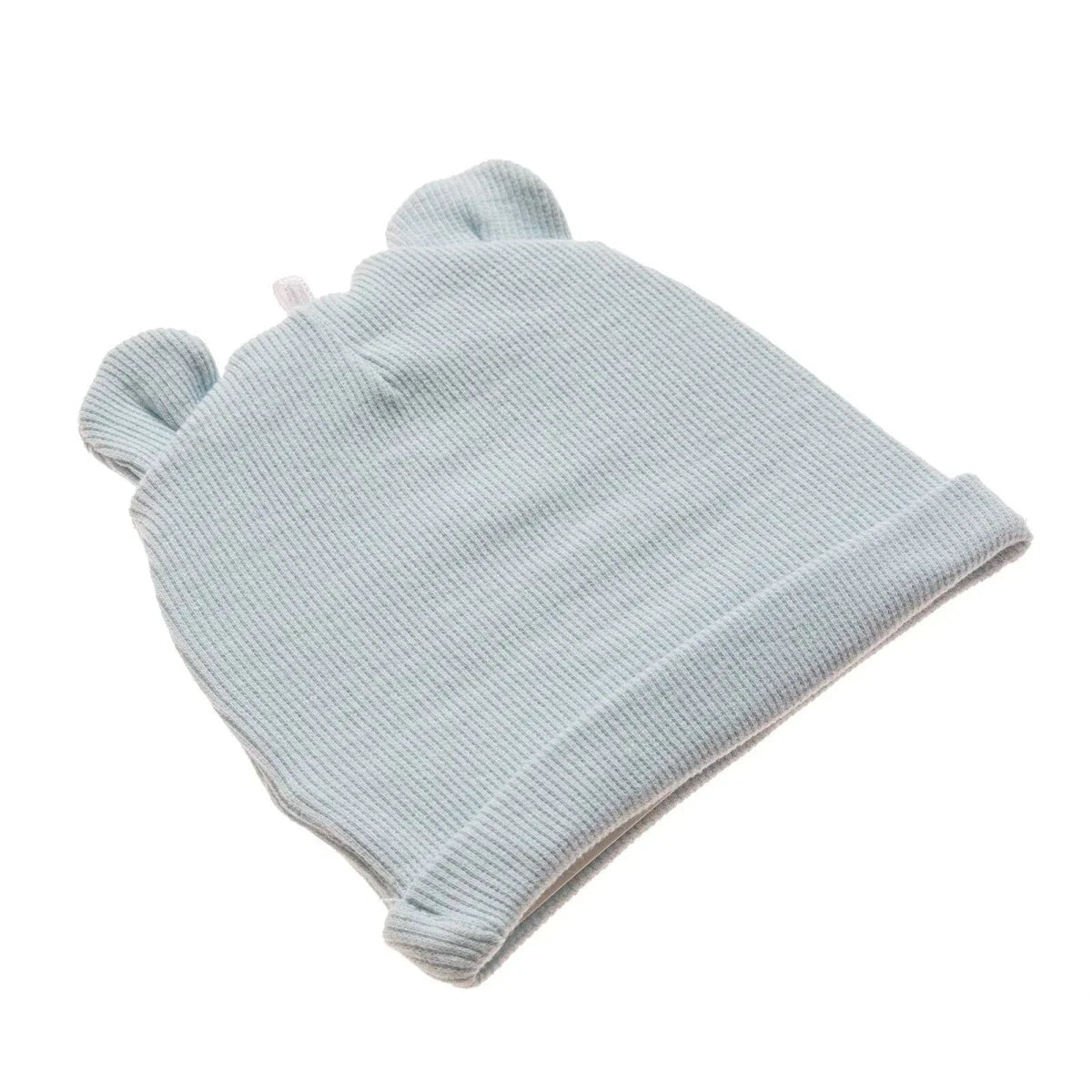 HelloBaby Ribbed Baby Hat (Newborn) - Blue