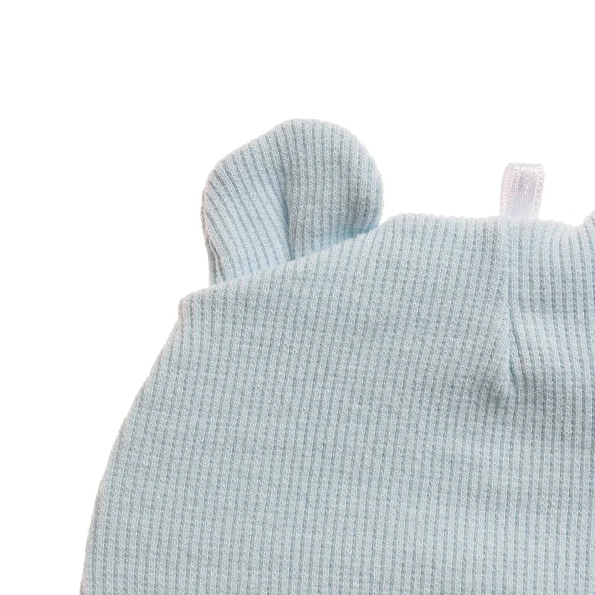 HelloBaby Ribbed Baby Hat (Newborn) - Blue