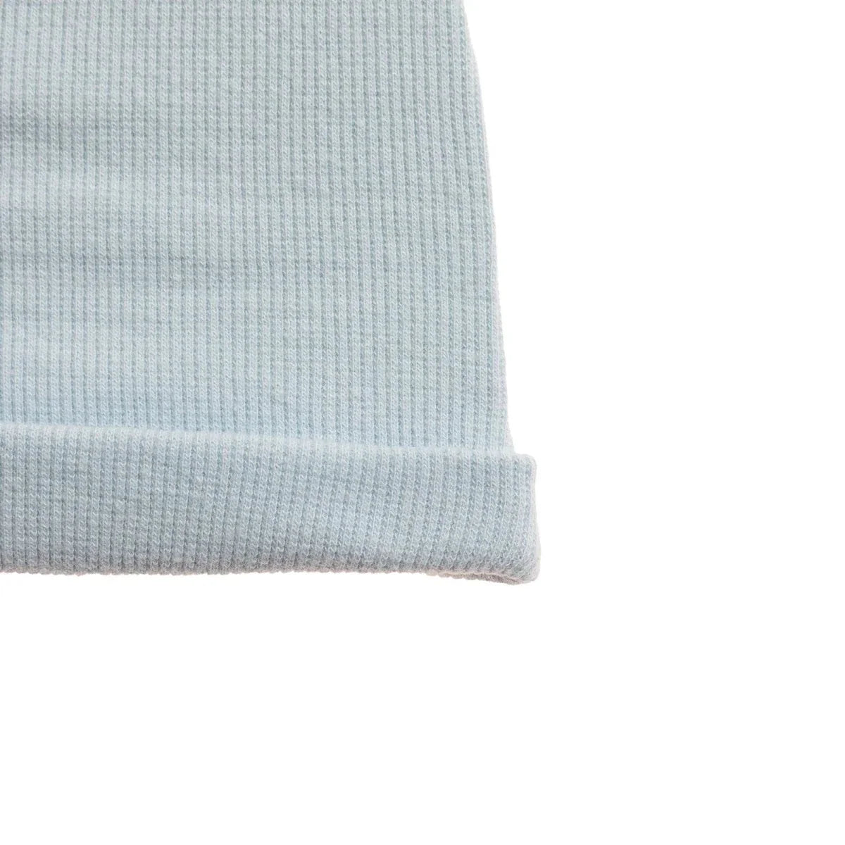 HelloBaby Ribbed Baby Hat (Newborn) - Blue