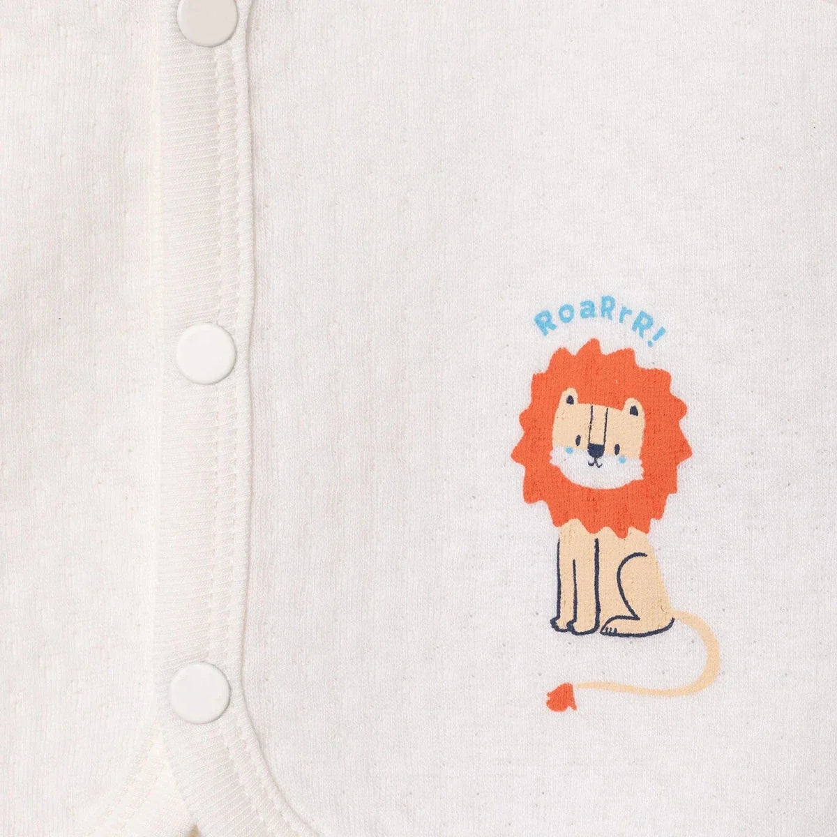 HelloBaby Animal Print V-Neck Quilted Baby Gilet (1-3 Months to 18 Months-2 Years) - Ecru