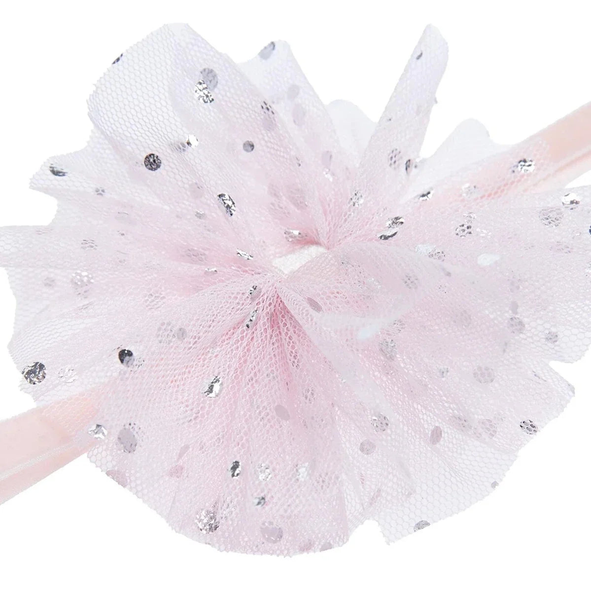 HelloBaby Polka Dot Tulle Baby Headband (One Size) - Pink