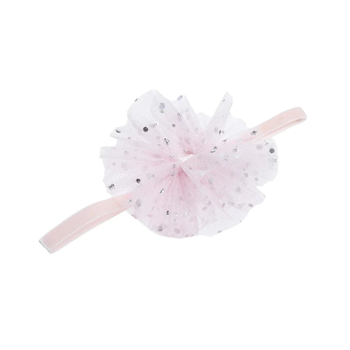 HelloBaby Polka Dot Tulle Baby Headband (One Size) - Pink