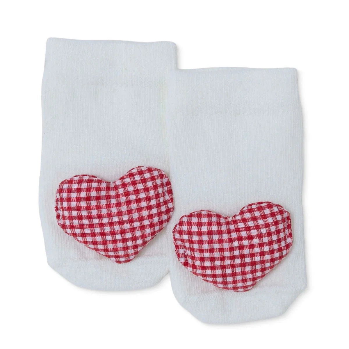 HelloBaby Heart Print Animal Novelty Baby Socks (Newborn to 12 Months) - Bronze