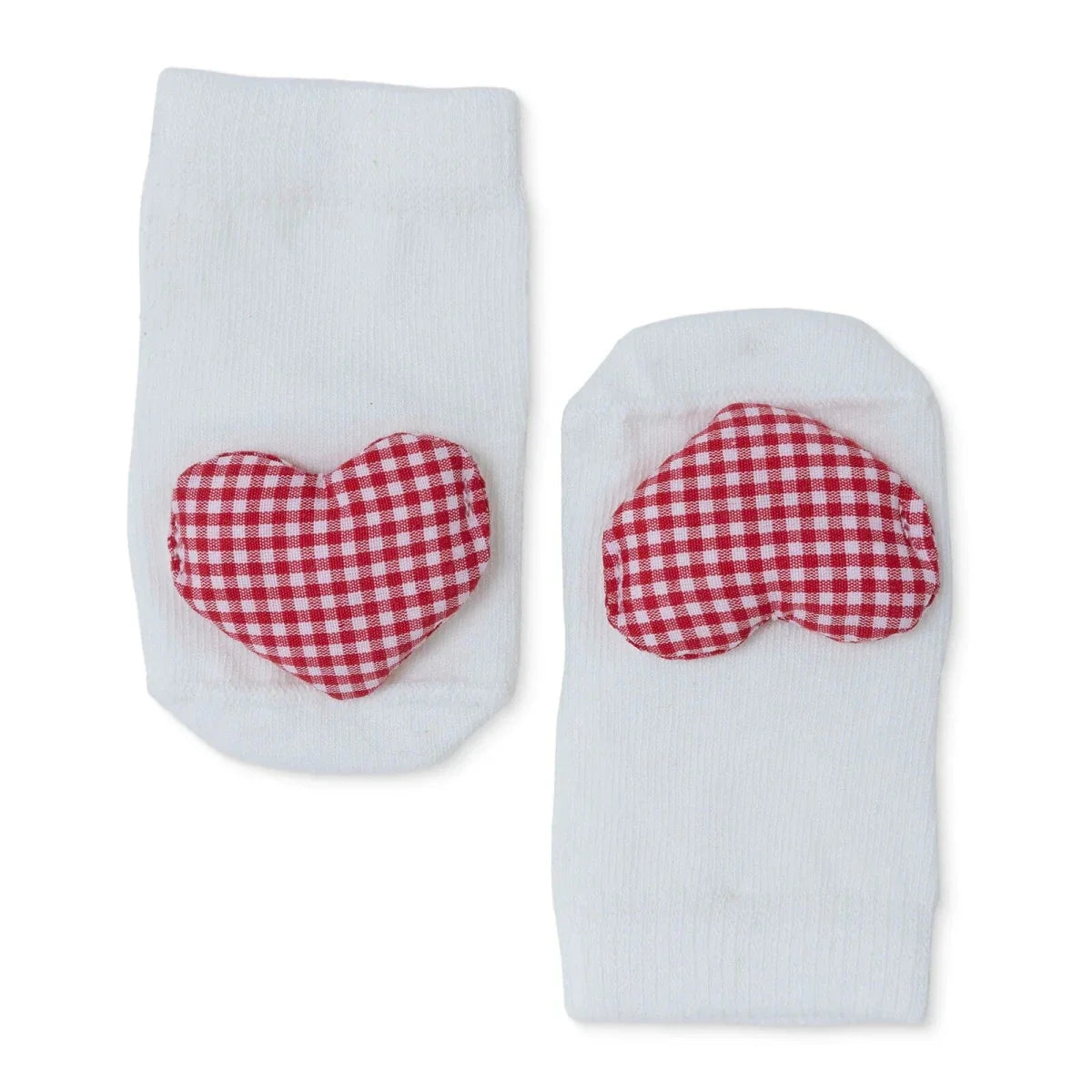 HelloBaby Heart Print Animal Novelty Baby Socks (Newborn to 12 Months) - Bronze
