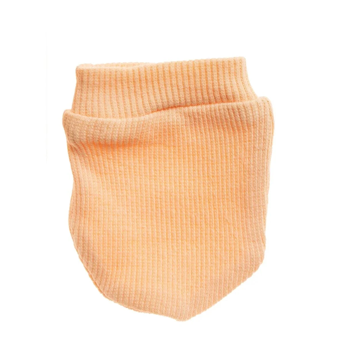 HelloBaby Ribbed Baby Scratch Mitts (Newborn) - Salmon