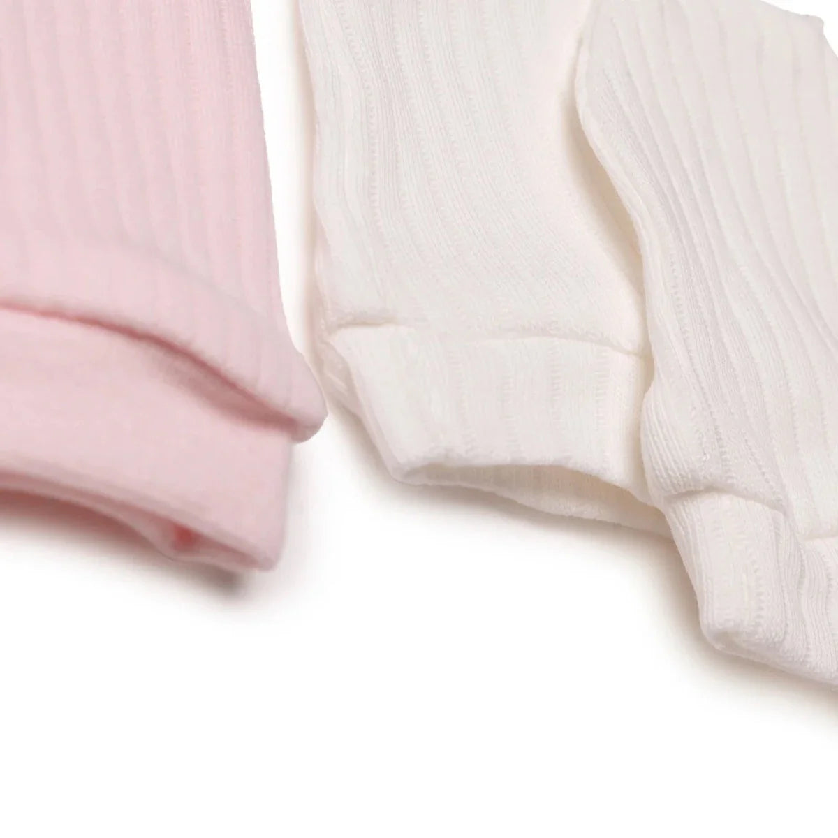 HelloBaby Interlock Baby Scratch Mitts (Newborn) - Pink