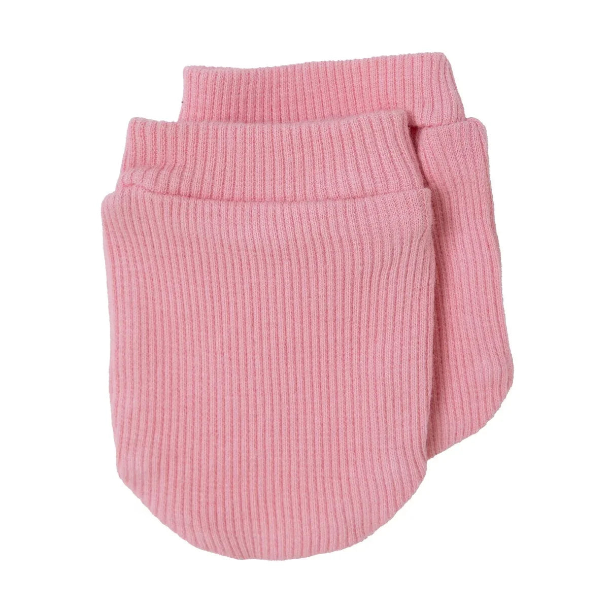 HelloBaby Interlock Baby Scratch Mitts (Newborn) - Dark Pink