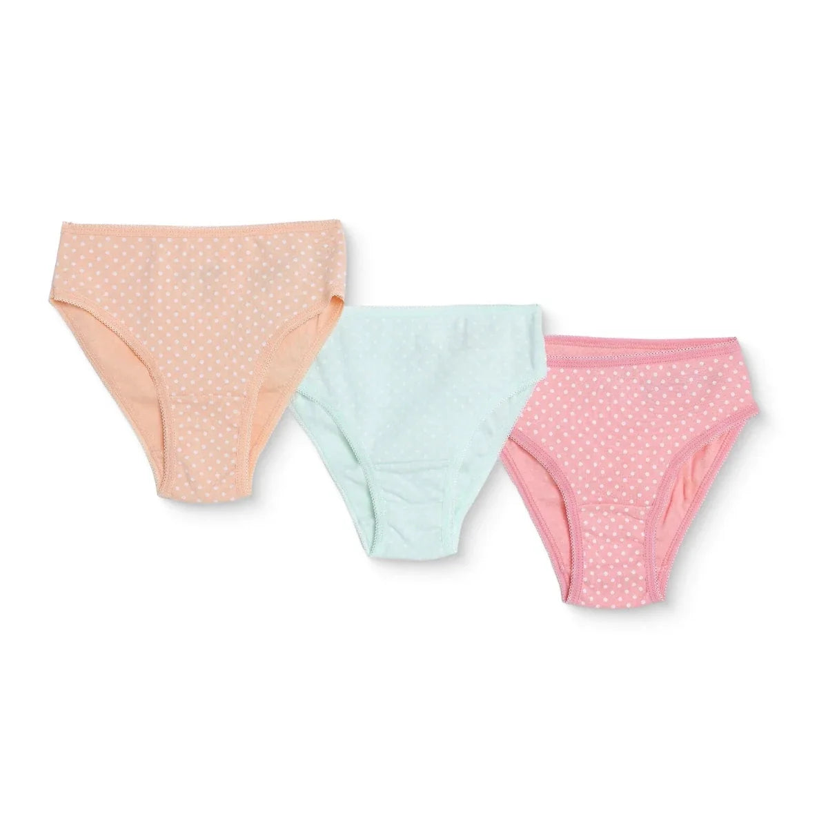 HelloBaby 3 Pack Polka Dot Print Baby Briefs (12 Months to 4-5 Years) - Pink Printed
