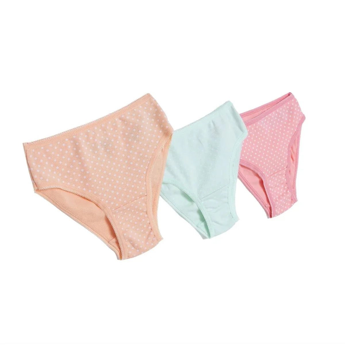 HelloBaby 3 Pack Polka Dot Print Baby Briefs (12 Months to 4-5 Years) - Pink Printed