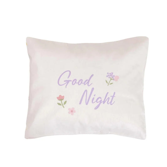 Little Dreams Floral Print Baby Pillowcase (35 x 45 cm) - Ecru Printed