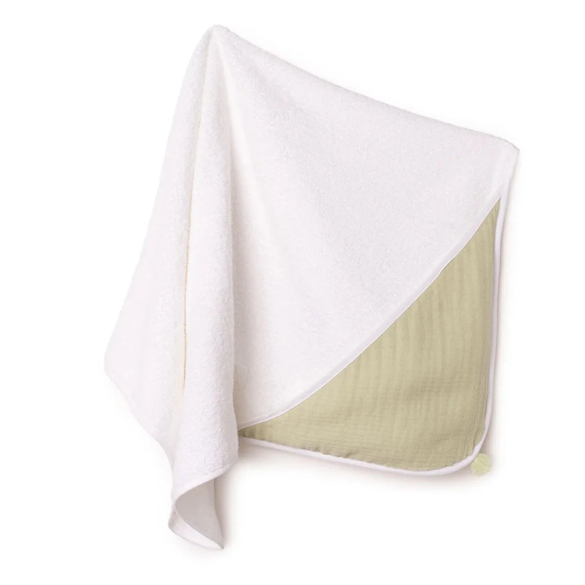 Mollia Baby Bath Towel (75 x 75 cm) - Green