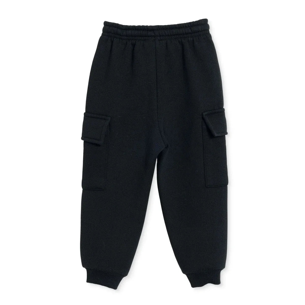 HelloBaby Brushed Back Sweat Baby Joggers (6-9 Months to 4-5 Years) - Black