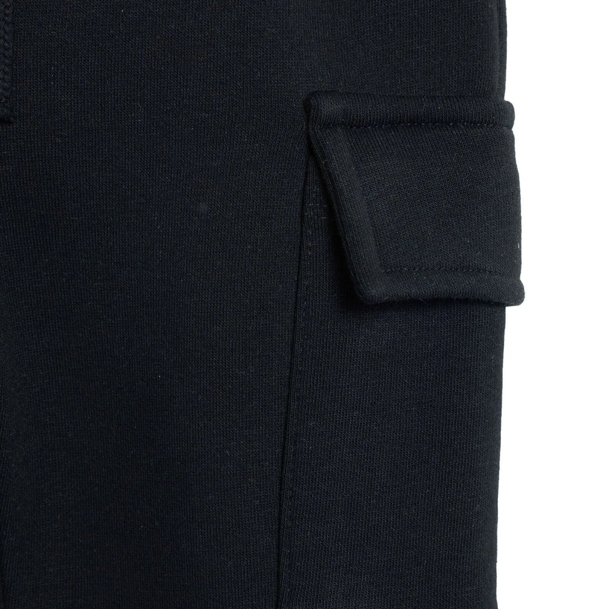HelloBaby Brushed Back Sweat Baby Joggers (6-9 Months to 4-5 Years) - Black