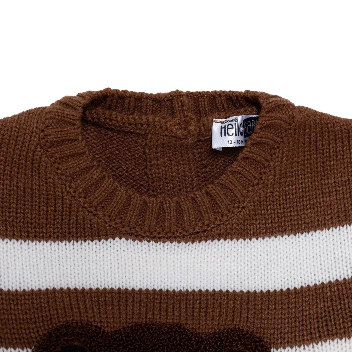 HelloBaby Jacquard Knitted Baby Jumper (9-12 Months to 3-4 Years) - Beige